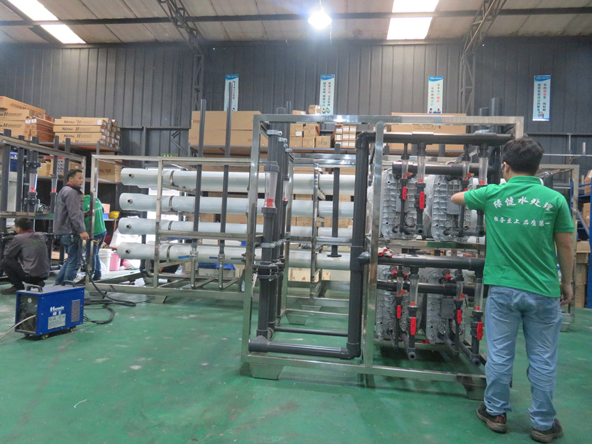 雙級反滲透加EDI設備/一級反滲透EDI超純水制取設備